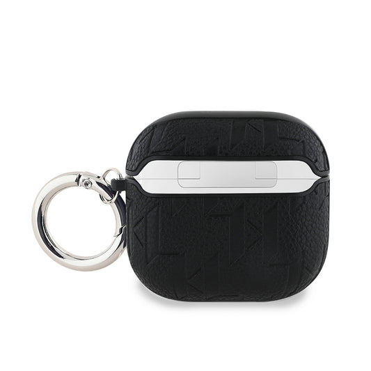 Airpods 4 Kılıf Karl Lagerfeld Orjinal Lisanslı Monogram Silikon Kapak