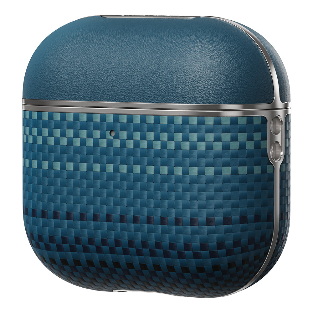 Airpods Pro 2 Kılıf Aramid Fiber Pitaka Tactile Woven Sunset-Moonrise Serisi Kapak