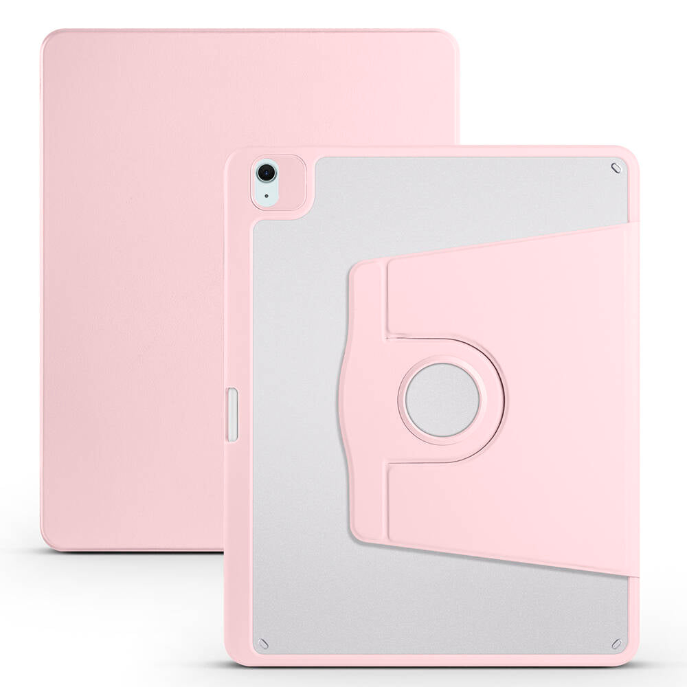 Apple iPad Air 13 2024 Kılıf Zore Termik Kalem Bölmeli Dönebilen Standlı Kılıf