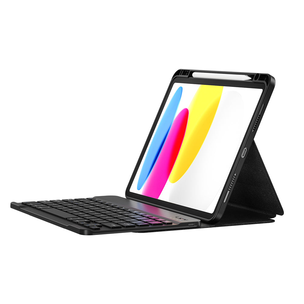 iPad Air 13 2025 M3 Wiwu Protective Gizli Kalem Bölmeli Klavyeli Kılıf