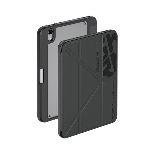 iPad Mini 2024 (7.Nesil) Kılıf Skinarma Desenli Airbag Tasarımlı Standlı Spunk Kapak