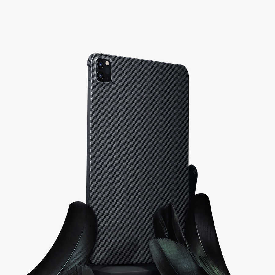 iPad Pro 11 2022 M2 Kılıf Benks Essential Kevlar Karbon Fiber Kapak