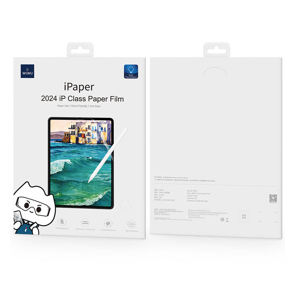 Apple iPad Pro 13 2025 M5 Kağıt Hisli Wiwu iPaper Like Tablet Ekran Koruyucu