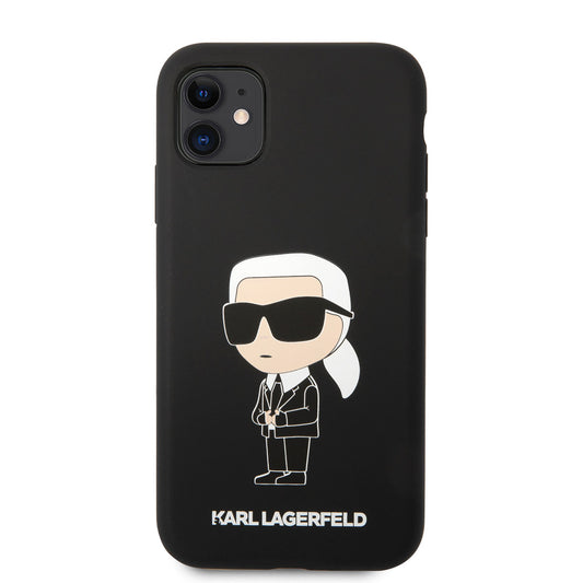 iPhone 11 Kılıf Karl Lagerfeld Silikon Karl Dizayn Kapak