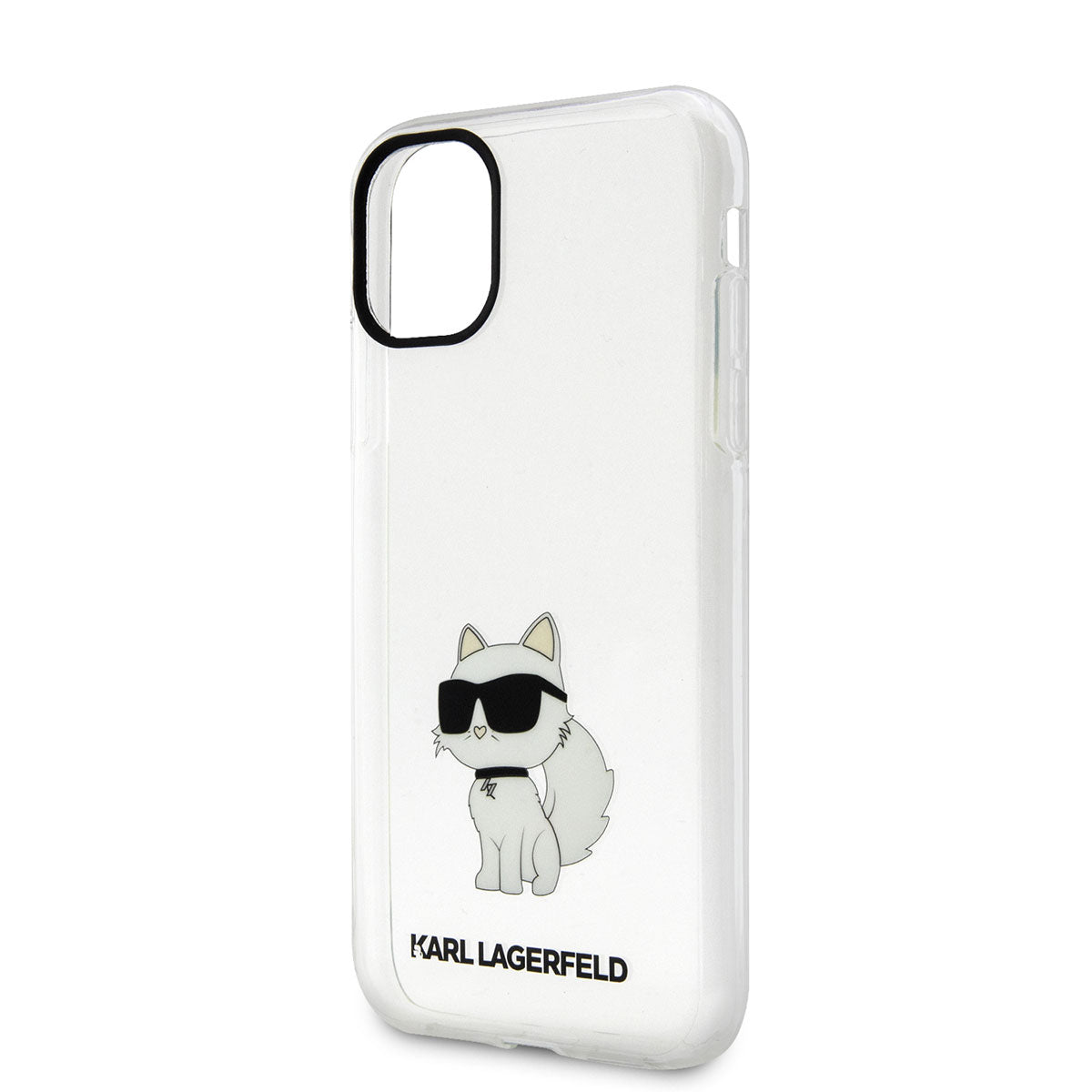 iPhone 11 Kılıf Karl Lagerfeld Transparan Choupette Dizayn Kapak