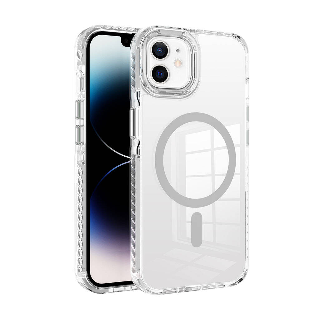 Apple iPhone 11 Kılıf M-safe Şarj Özellikli Airbagli Takılabilir Askı Aparatlı Zore Nana Kapak