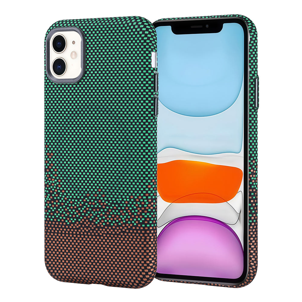 Apple iPhone 11 Kılıf M-safe Şarj Özellikli Karbon Fiber Görünümlü Zore Nekst Kapak