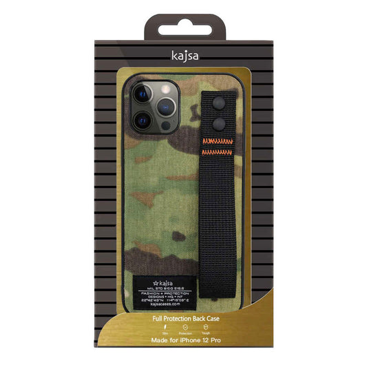 iPhone 12 Kılıf Kajsa Cordura Serisi Military Kapak