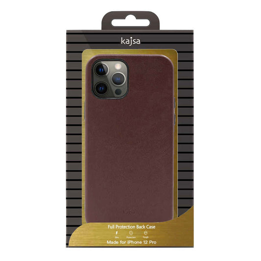 iPhone 12 Kılıf Kajsa Crazy Horse Kapak