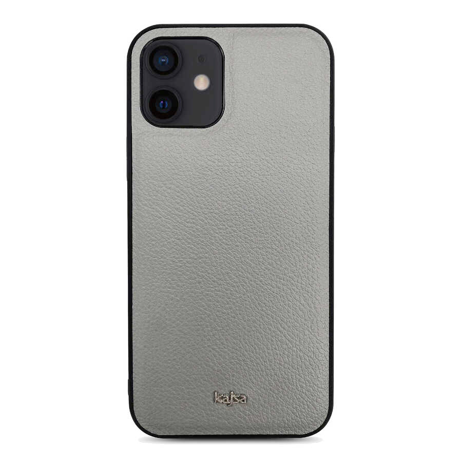 iPhone 12 Kılıf Kajsa Luxe Collection Hakiki Deri Kapak