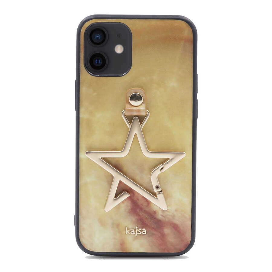 iPhone 12 Kılıf Kajsa Starry Serisi Marble Kapak