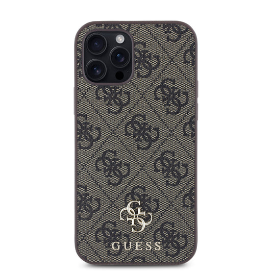 iPhone 12 Pro Kılıf Guess Orjinal Lisanslı M-safe Şarj Özellikli Small 4G Classic Kapak