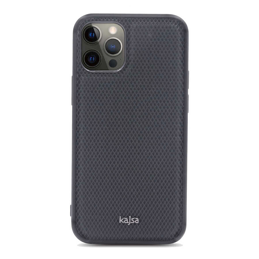 iPhone 12 Pro Kılıf Kajsa Preppie Serisi Dark Kapak
