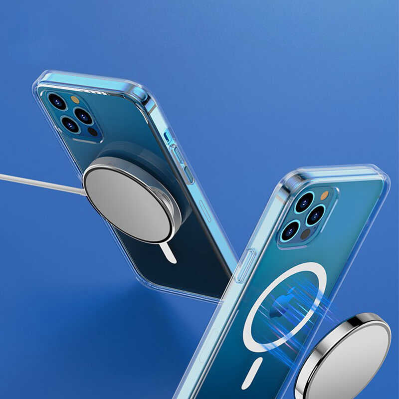 iPhone 12 Pro Kılıf Wiwu Magnetic Crystal Kapak