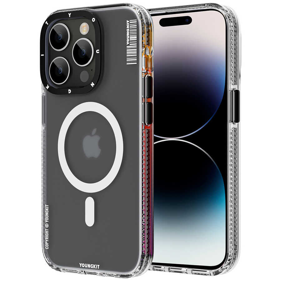 iPhone 12 Pro Max Kılıf M-safe Şarj Özellikli Youngkit Jane Sand Serisi Kapak