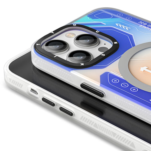 iPhone 12 Pro Max Kılıf M-safe Şarj Özellikli YoungKit Metaverse Serisi Kapak