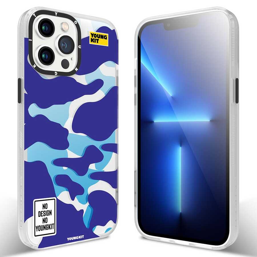 iPhone 12 Pro Max Kılıf YoungKit Kamuflaj Serisi Kapak