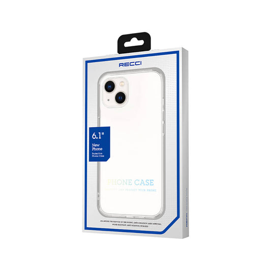 iPhone 13 Kılıf Airbagli Şeffaf Darbe Emici Silikon Tasarımlı Recci Clarity Serisi Kapak