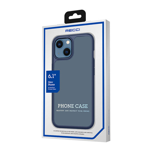 iPhone 13 Kılıf Airbagli TPU Kenar Mat Arka Yüzey Recci Jazz Serisi Kapak