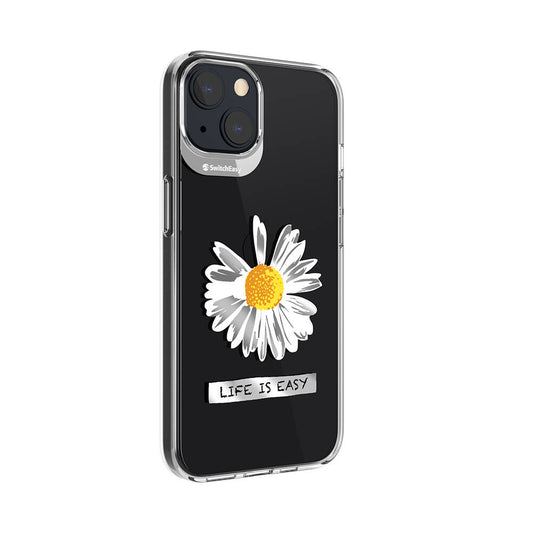 iPhone 13 Kılıf Çift IMD Baskılı Lisanslı Switcheasy Artist Daisy Kapak