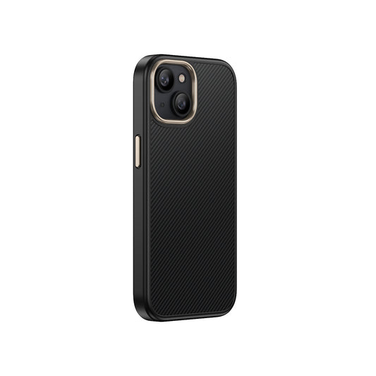 Apple iPhone 13 Kılıf M-safe Şarj Özellikli Karbon Fiber Görünümlü Zore Antina Kapak