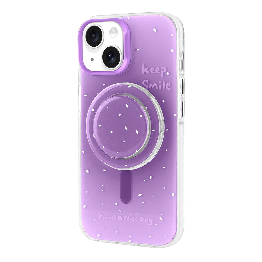 Apple iPhone 13 Kılıf M-safe Şarj Özellikli Tak-Çıkar Pop Soketli Zore Tiktok Kapak