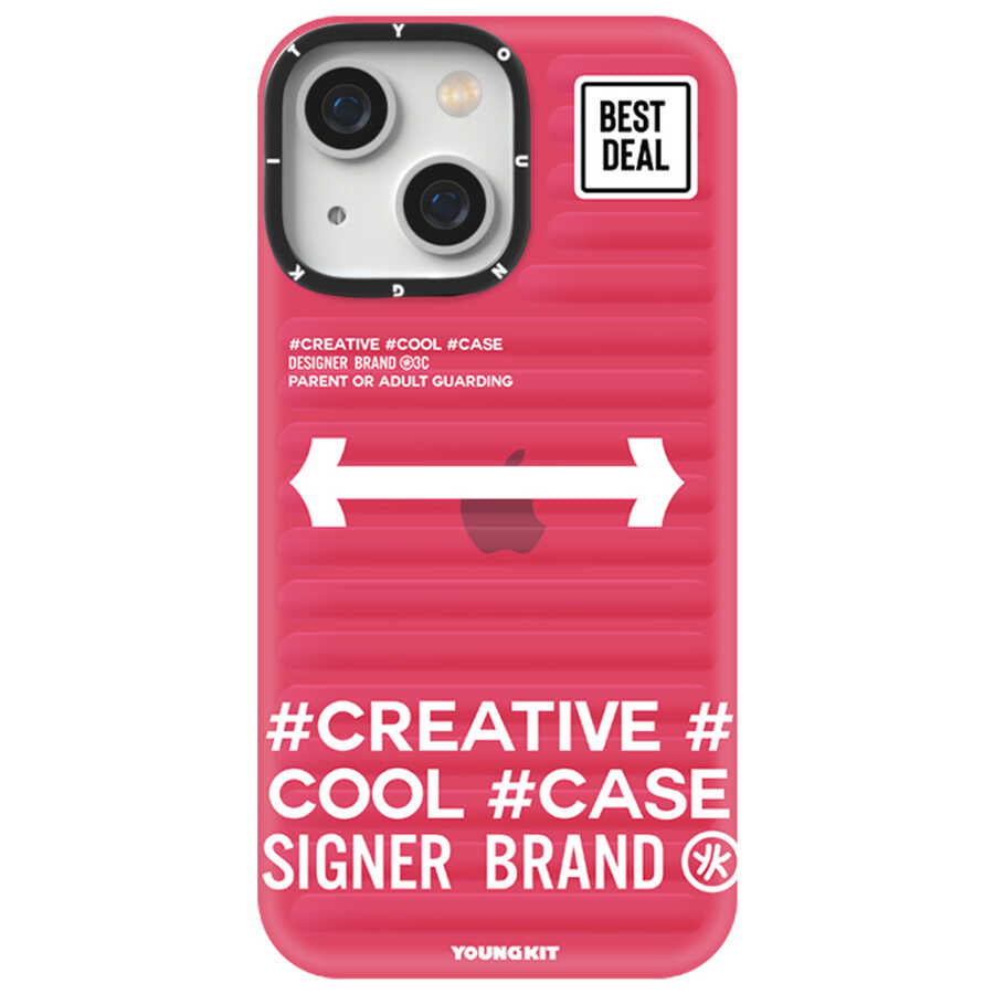 iPhone 13 Kılıf YoungKit Luggage FireFly Serisi Kapak