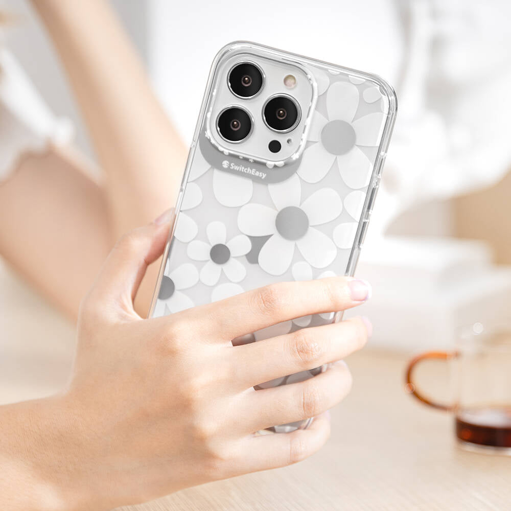 iPhone 13 Pro Kılıf Çift IMD Baskılı Lisanslı Switcheasy Artist Fleur Kapak