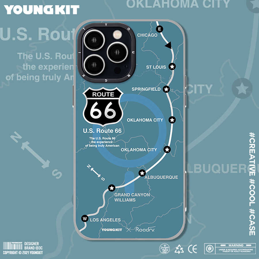 iPhone 13 Pro Kılıf YoungKit Highroad Serisi Kapak