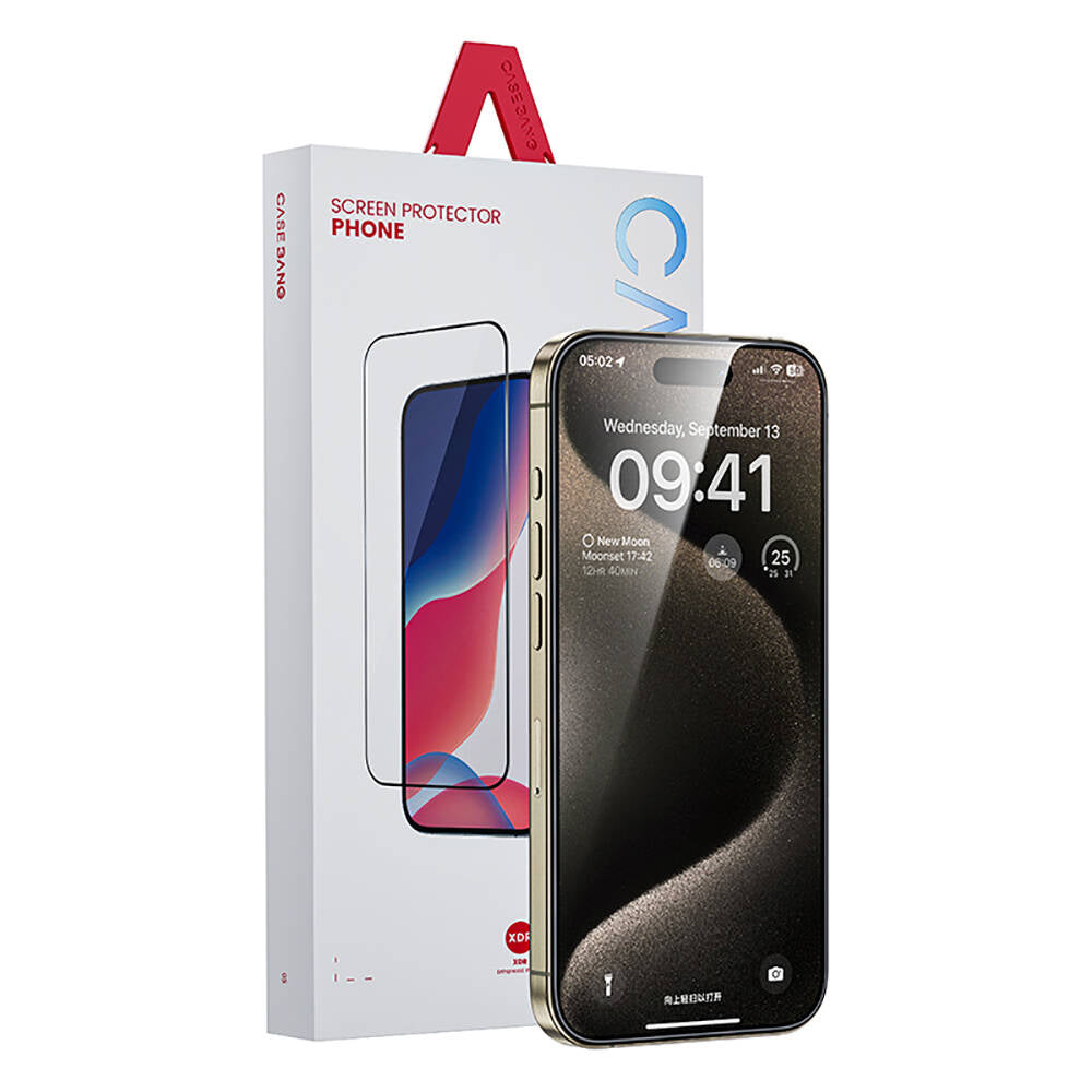iPhone 13 Pro Max Casebang Clear HD Ekran Koruyucu + Kolay Uygulama Aparatı