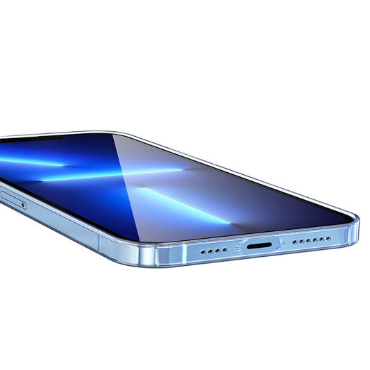 Apple iPhone 13 Pro Max Kamera Korumalı M-Safe Şarj Özellikli Şeffaf Zore London Sert PC Kapak