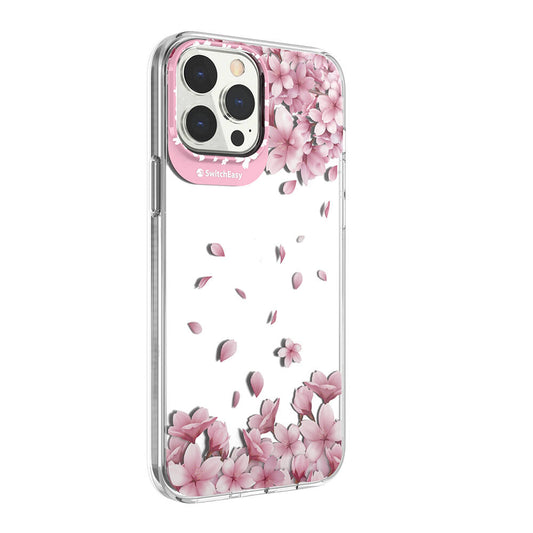 iPhone 13 Pro Max Kılıf Çift IMD Baskılı Lisanslı Switcheasy Artist Sakura Kapak