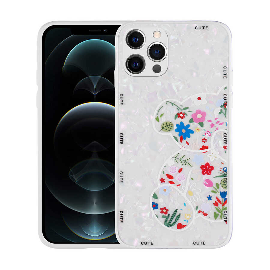 Apple iPhone 13 Pro Max Kılıf Desenli Sert Silikon Zore Mumila Kapak