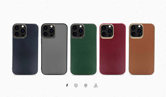 iPhone 13 Pro Max Kılıf Kajsa Luxe Collection Hakiki Deri Kapak