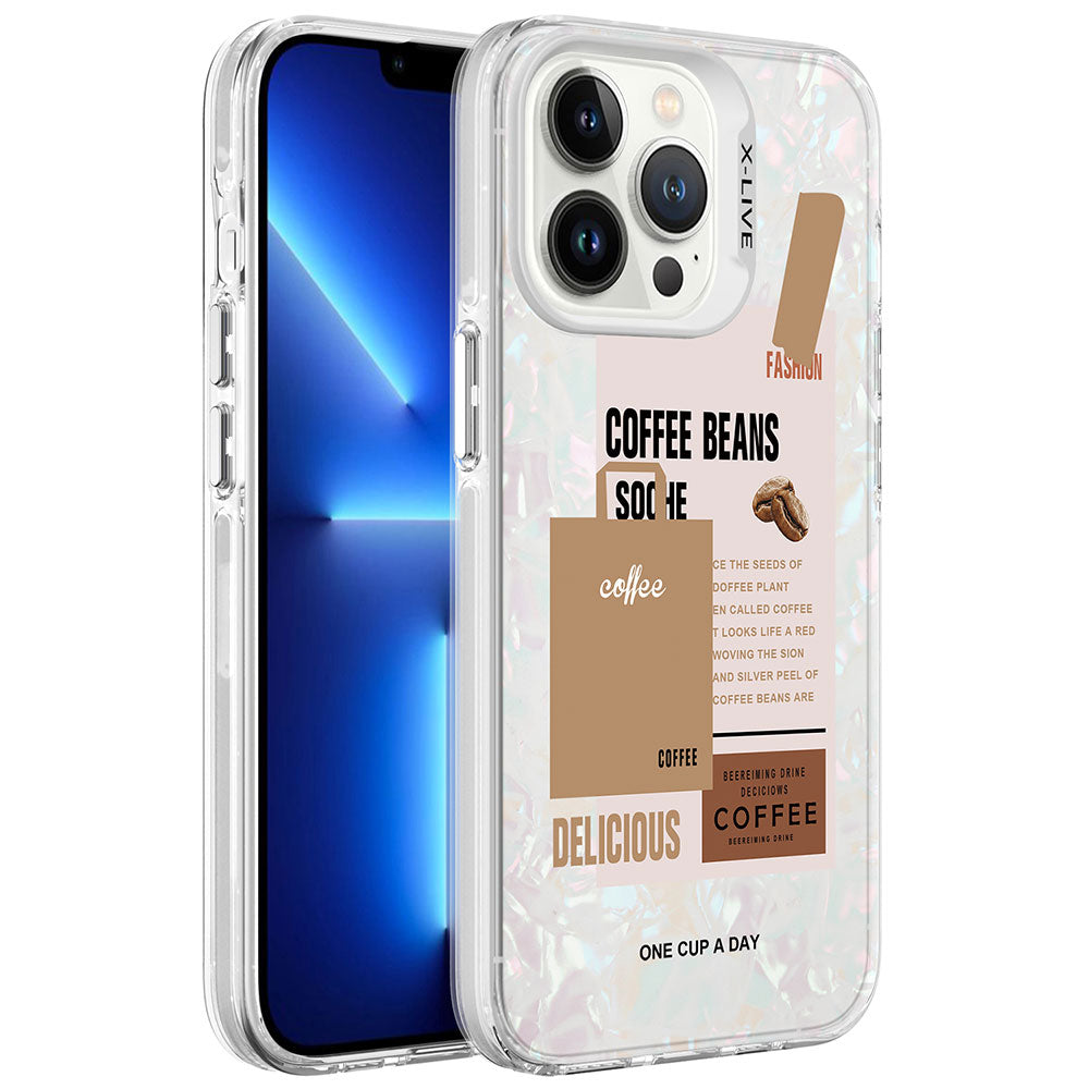 Apple iPhone 13 Pro Max Kılıf Mermer Desenli Zore Marbello Kapak
