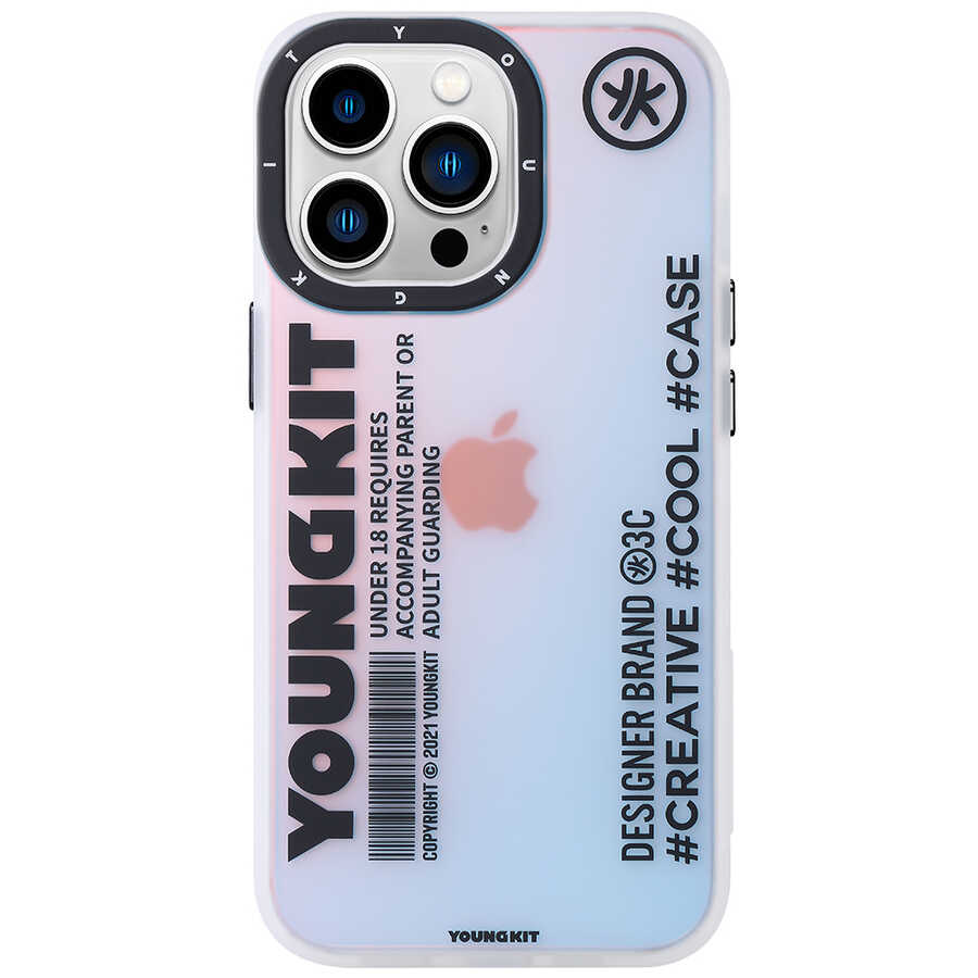 iPhone 13 Pro Max Kılıf YoungKit Fashion Culture Time Serisi Kapak