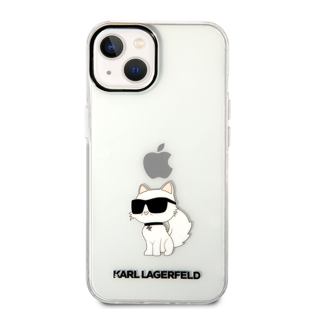 iPhone 14 Kılıf Karl Lagerfeld Transparan Choupette Dizayn Kapak