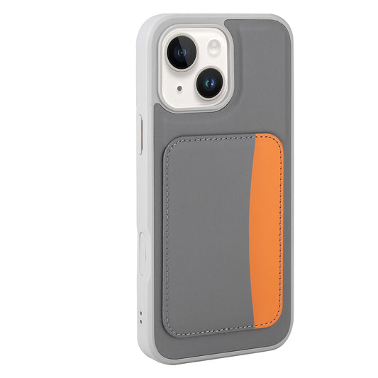 Apple iPhone 14 Kılıf Kartlıklı Zore X-Kart Silikon Kapak
