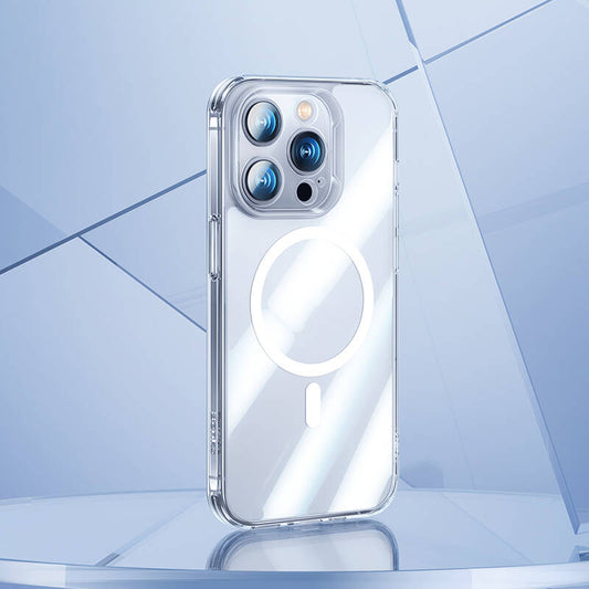 iPhone 14 Pro Kılıf M-safe Şarj Özellikli Kamera Korumalı Benks Corning Glass Serisi Kapak