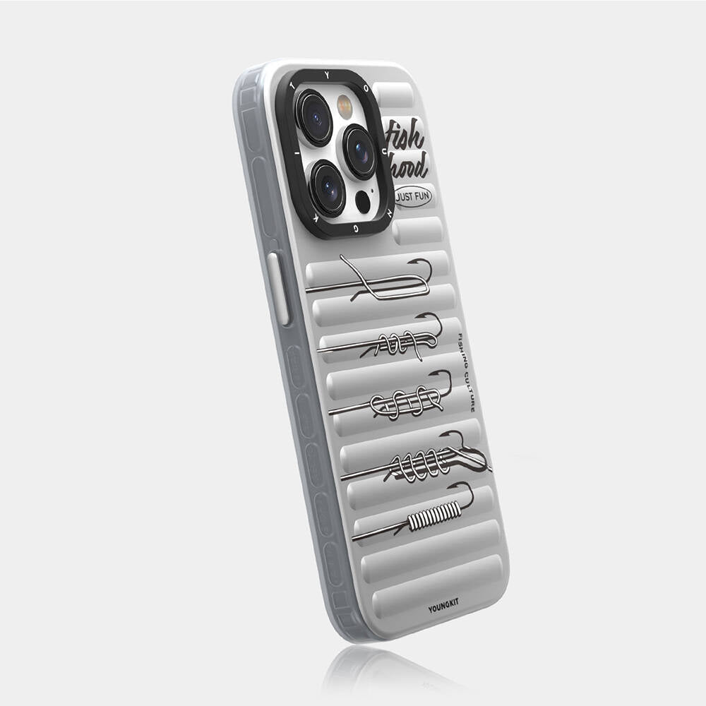 iPhone 14 Pro Kılıf M-safe Şarj Özellikli Youngkit Fishing Serisi Kapak