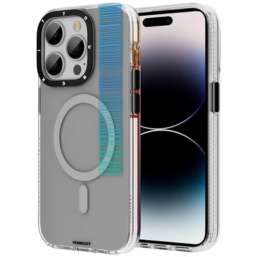 iPhone 14 Pro Kılıf M-safe Şarj Özellikli Youngkit Pure Serisi Kapak