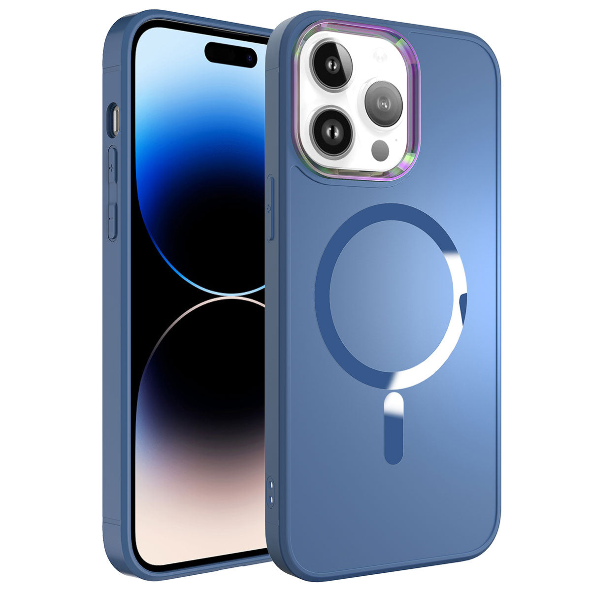 Apple iPhone 14 Pro Kılıf M-safe Wireless Şarj Özellikli Zore Stil Kapak