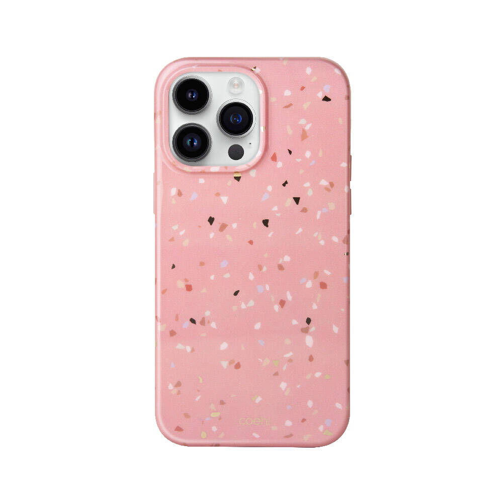 iPhone 14 Pro Kılıf Mozaik Desenli Coehl Terrazzo Kapak