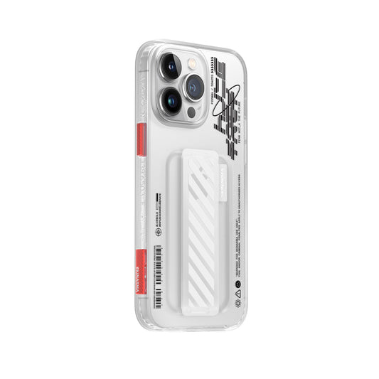 iPhone 14 Pro Kılıf SkinArma Şeffaf Desenli Kaze Kapak