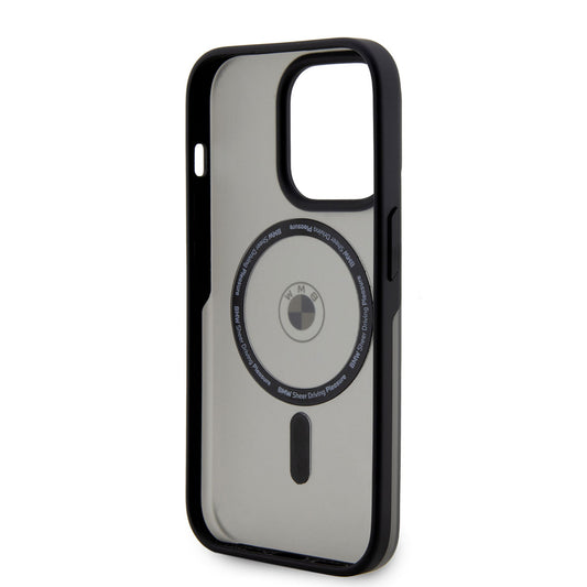 iPhone 14 Pro Max Kılıf BMW M-safe Şarj Özellikli Transparan Logolu İmza Dizayn Kapak