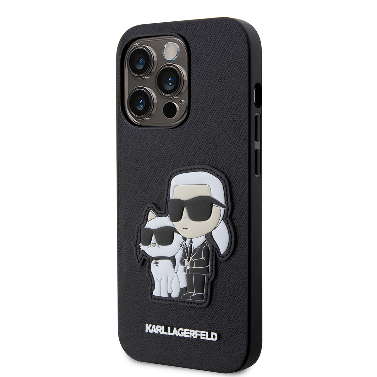 iPhone 14 Pro Max Kılıf Karl Lagerfeld Saffiano Deri K&C Dizayn Kapak