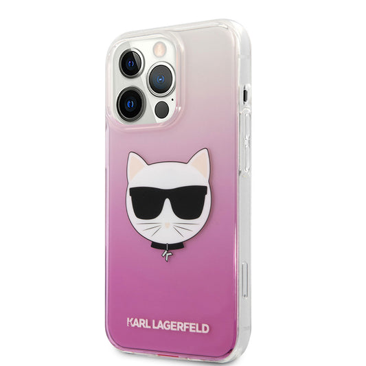 iPhone 14 Pro Max Kılıf Karl Lagerfeld Sert TPU Choupette Dizayn Kapak