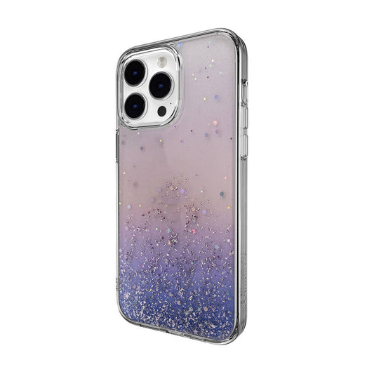 iPhone 14 Pro Max Kılıf Parlayan Simli Şeffaf Lisanslı Switcheasy Starfield Kapak