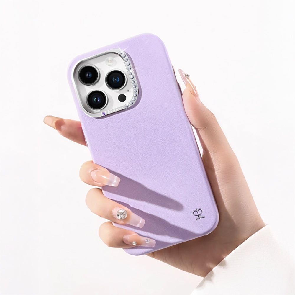 iPhone 14 Pro Max Kılıf Suni Deri Tasarımlı Pynana Starry Serisi Kapak