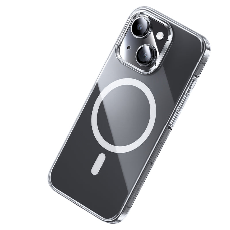 iPhone 15 Kılıf M-safe Şarj Özellikli Benks Crystal Serisi Şeffaf Kapak